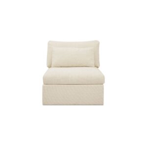 Swift Slipper Chair Light Beige from Moe