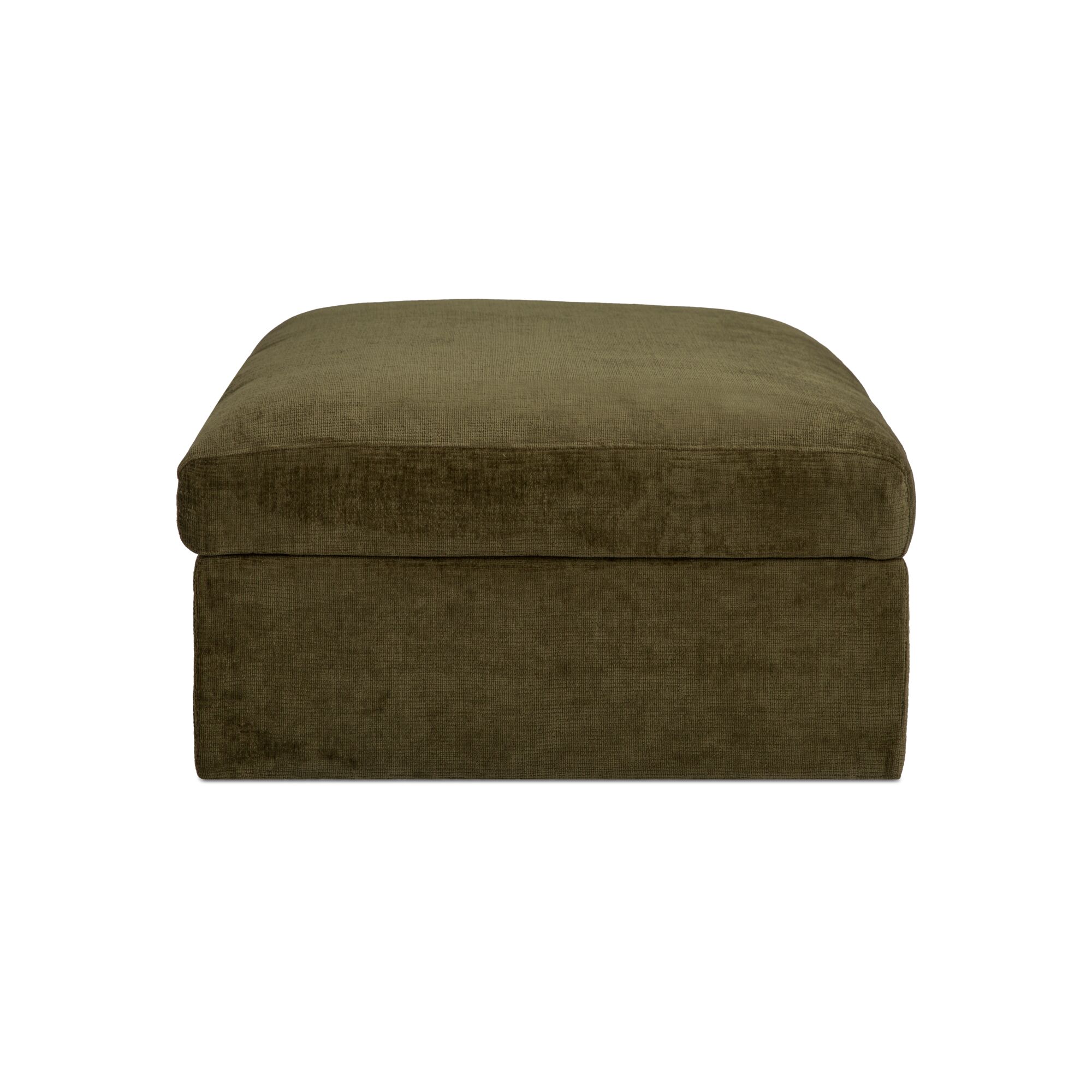 Swift Storage Ottoman Dark Green