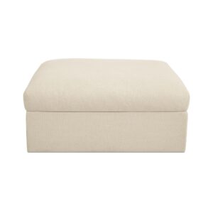 Swift Storage Ottoman Light Beige from Moe