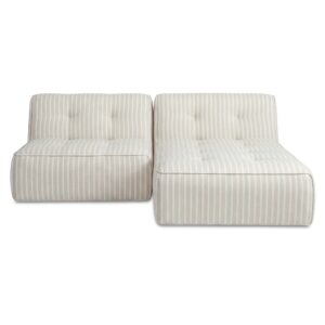 Sunseeker 2 Piece Outdoor Nook Brown Stripe from Moe