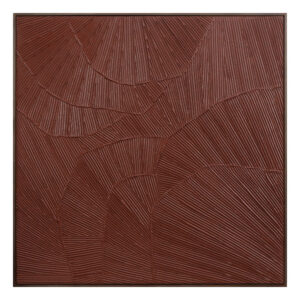 Flutter Framed Painting Maroon from Moe