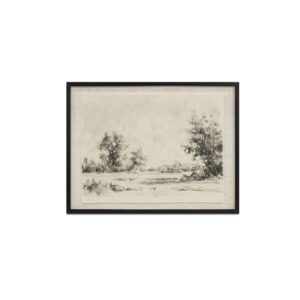 Briar Framed Print On Linen from Moe