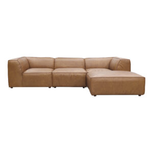 Form Lounge Modular Sectional Sonoran Tan Leather from Moe