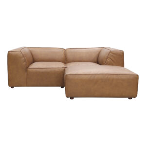 Form Nook Modular Sectional Sonoran Tan Leather from Moe