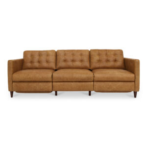 Bridgers Power Recliner Sofa Tan Leather from Moe