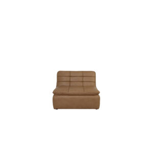 Lino Slipper Chair Tan Leather from Moe