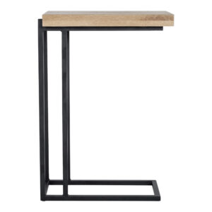 Mila C Shaped Side Table Natural from Moe
