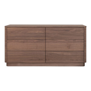 Round Off Dresser Walnut Brown from Moe
