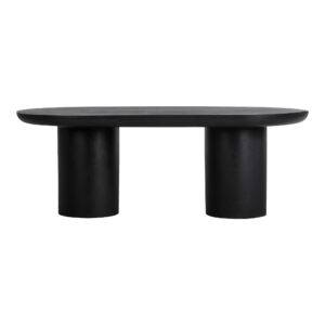 Rocca Dining Table Black from Moe