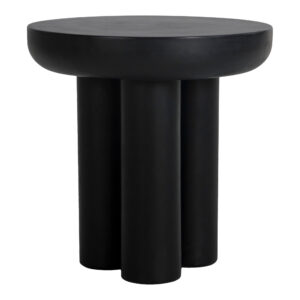 Rocca Side Table Black from Moe