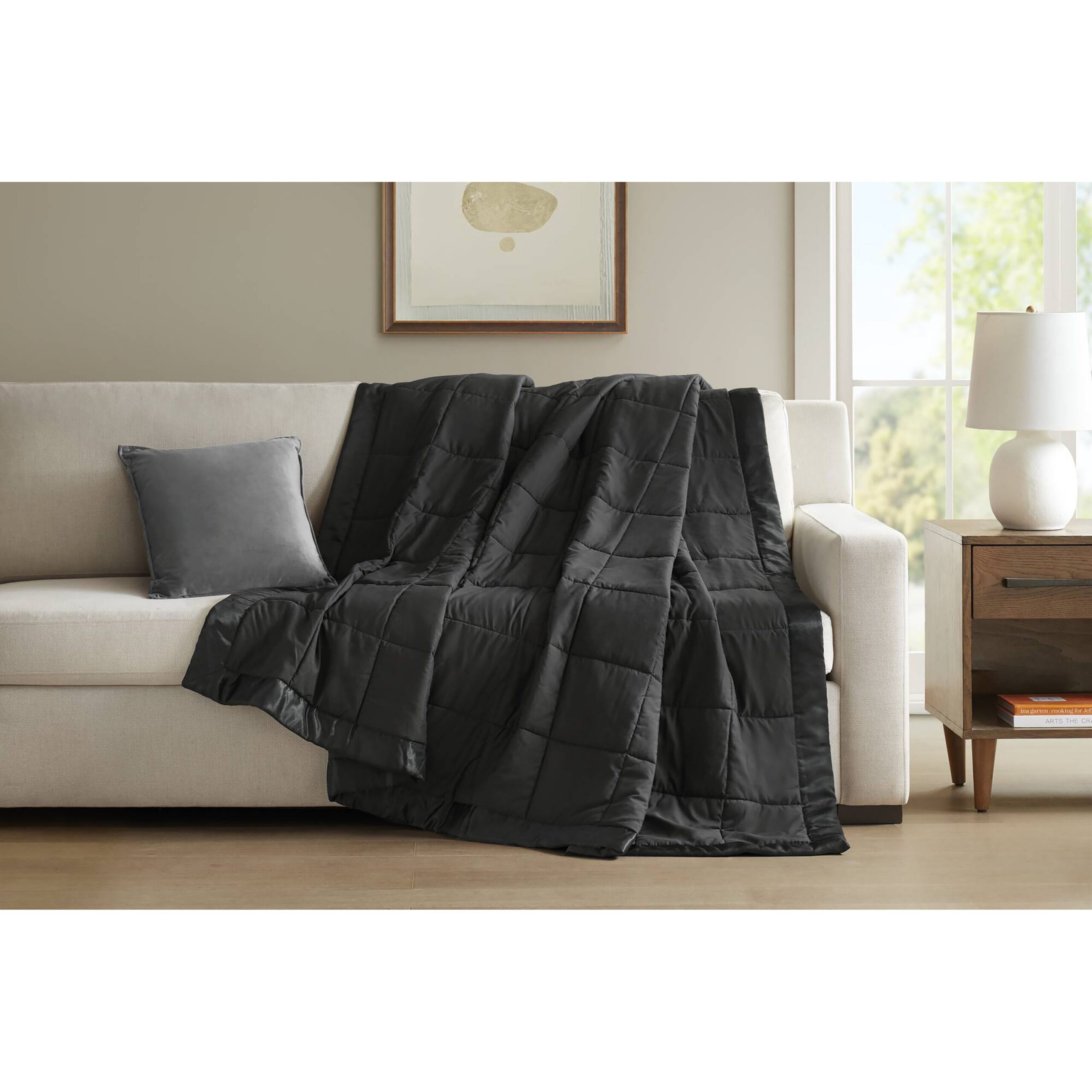 Windom Lightweight Down Alternative Blanket with Satin Trim
