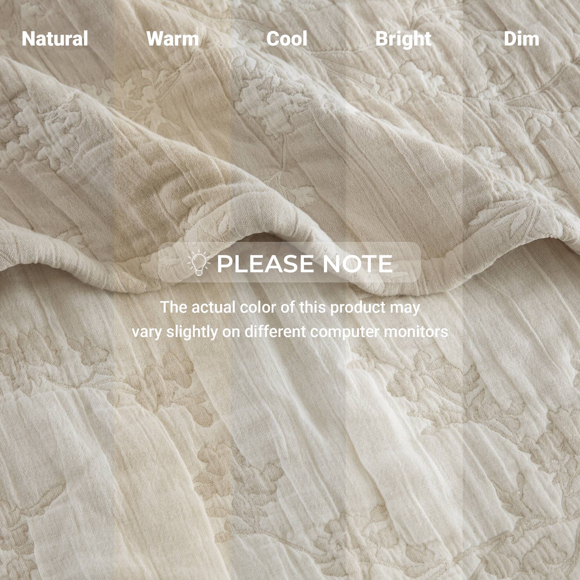 Catalina Botanical Cotton Jacquard Throw