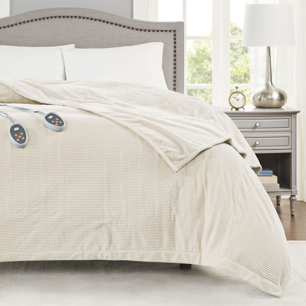 Electric Micro Fleece Heated Blanket