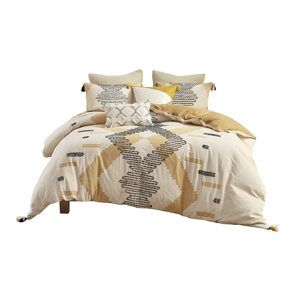 Arizona 3 Piece Cotton Duvet Cover Set