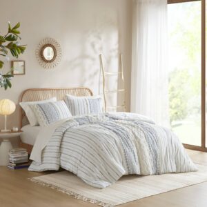 Imani Cotton Printed Duvet Cover Set with Chenille from INK+IVY in  White/Navy. Imani Cotton Printed Duvet Cover Set with Chenille from INK+IVY in  White/Navy. Imani Cotton Printed Duvet Cover Set with Chenille from INK+IVY in  White/Navy. Imani Cotton Printed Duvet Cover Set with Chenille from INK+IVY in  White/Navy. Imani Cotton Printed Duvet Cover Set with Chenille from INK+IVY in  White/Navy.