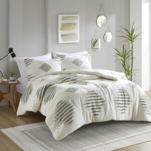 Tahli 3 Piece Cotton Blend Chenille Comforter Set from INK+IVY in  Green/Ivory. Tahli 3 Piece Cotton Blend Chenille Comforter Set from INK+IVY in  Green/Ivory. Tahli 3 Piece Cotton Blend Chenille Comforter Set from INK+IVY in  Green/Ivory. Tahli 3 Piece Cotton Blend Chenille Comforter Set from INK+IVY in  Green/Ivory. Tahli 3 Piece Cotton Blend Chenille Comforter Set from INK+IVY in  Green/Ivory.