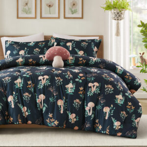 Gwen Mushroom Garden Comforter Set from Intelligent Design in  Navy. Gwen Mushroom Garden Comforter Set from Intelligent Design in  Navy. Gwen Mushroom Garden Comforter Set from Intelligent Design in  Navy. Gwen Mushroom Garden Comforter Set from Intelligent Design in  Navy. Gwen Mushroom Garden Comforter Set from Intelligent Design in  Navy.