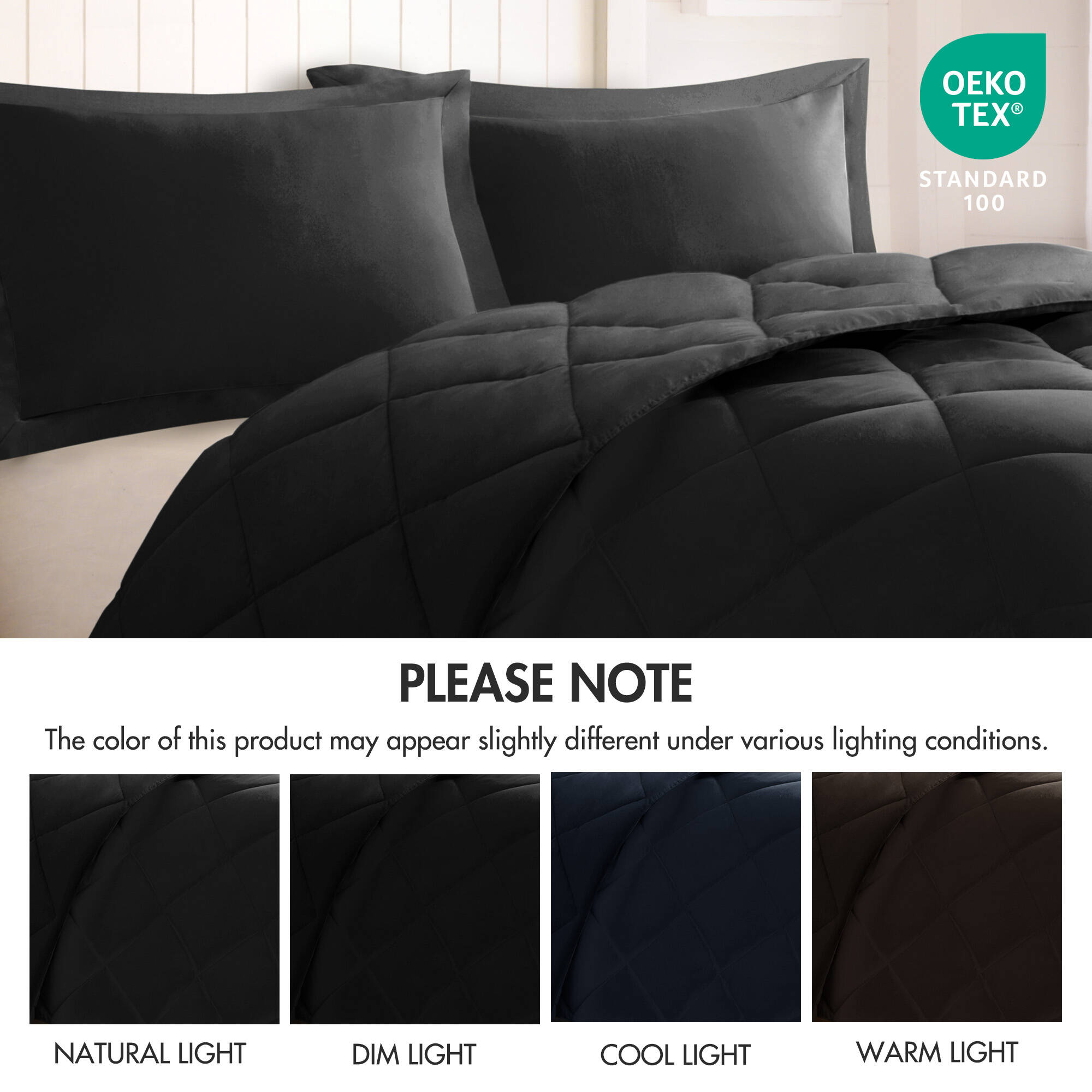 Larkspur 3M Scotchgard Reversible Down Alt Comforter Set