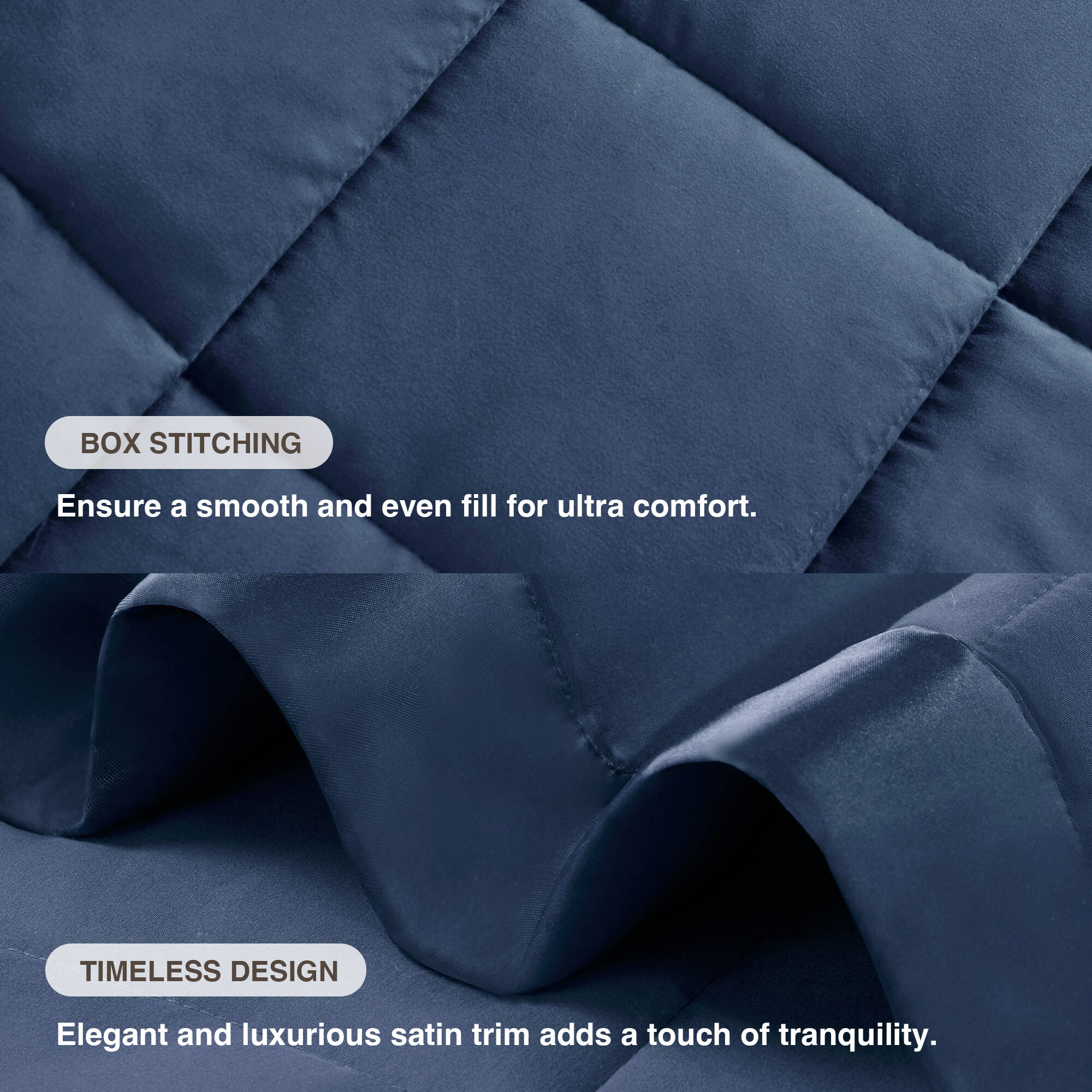 Windom Lightweight Down Alternative Blanket with Satin Trim