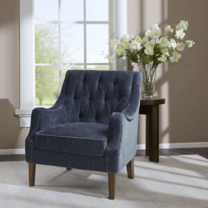 Qwen Button Tufted Accent Chair from Madison Park in  Navy. Qwen Button Tufted Accent Chair from Madison Park in  Navy. Qwen Button Tufted Accent Chair from Madison Park in  Navy. Qwen Button Tufted Accent Chair from Madison Park in  Navy. Qwen Button Tufted Accent Chair from Madison Park in  Navy.