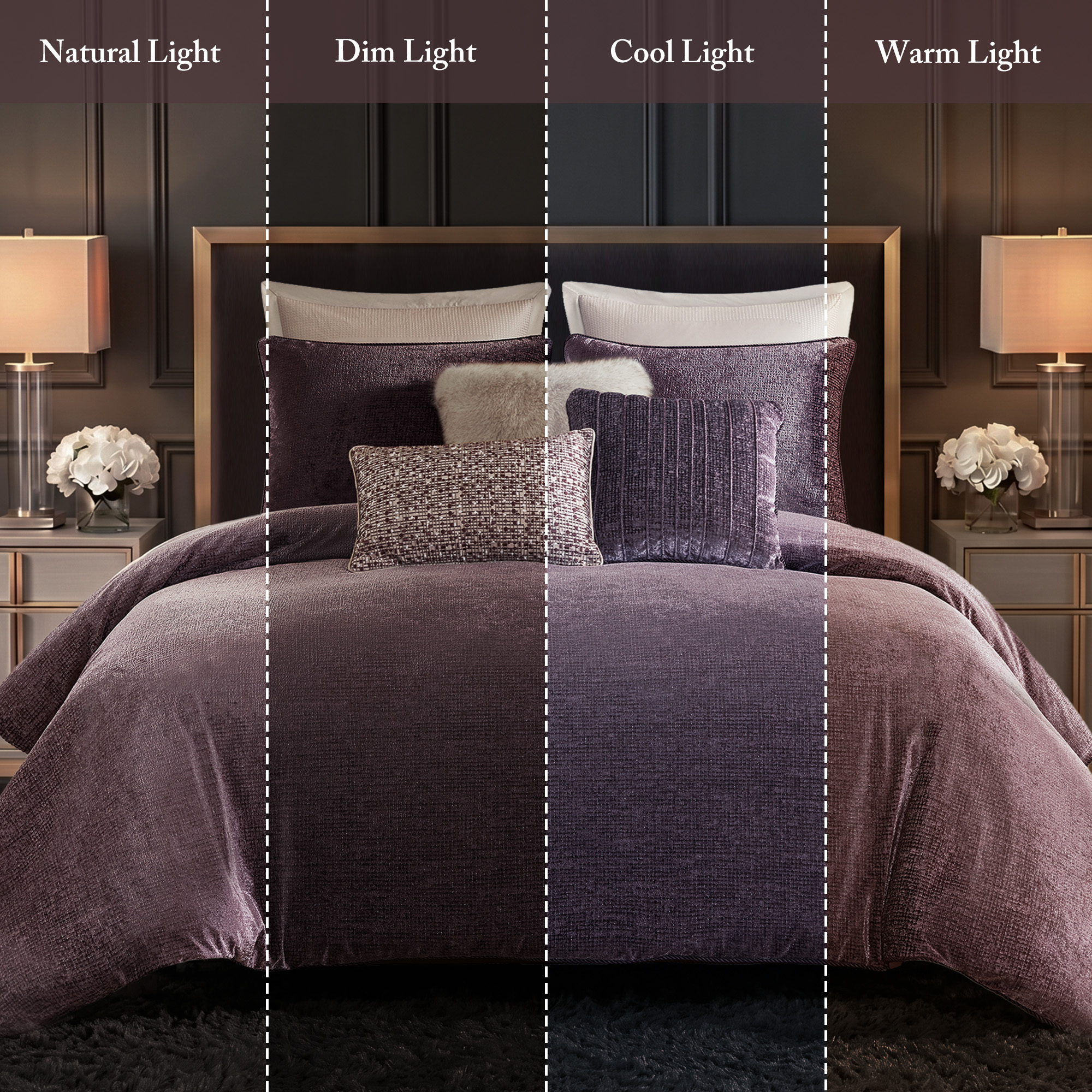 Sterling Embroidery Oversized Duvet Style Comforter Set