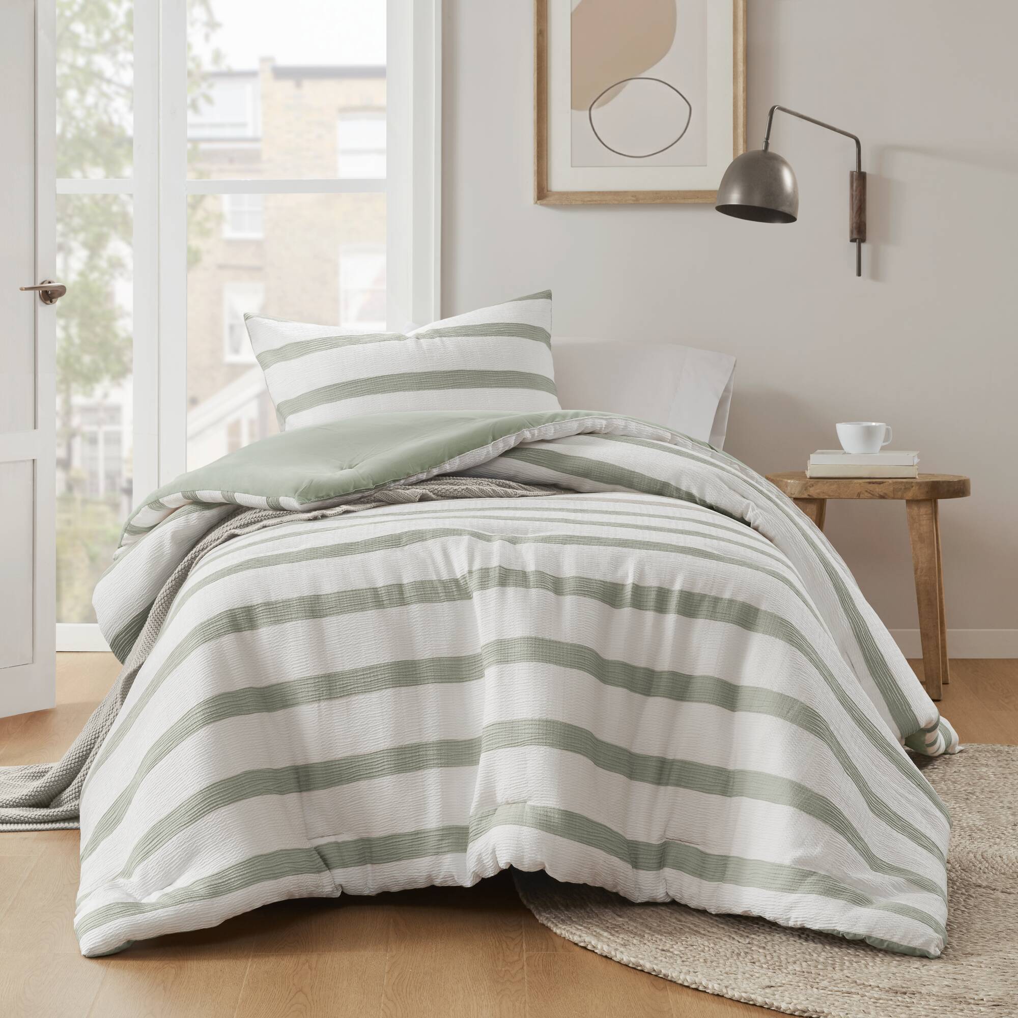 Merritt Yarn-dyed Striped Comforter