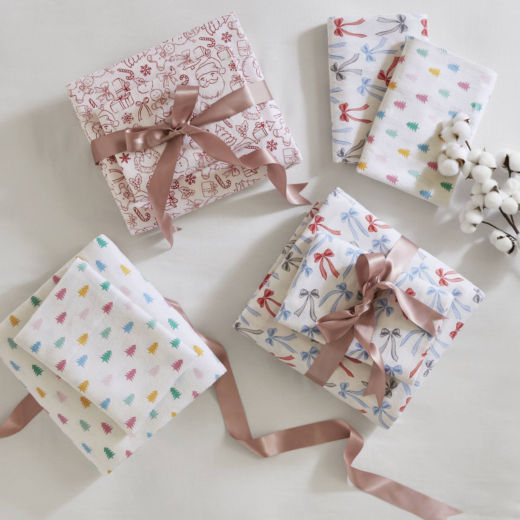 Cozy Soft Cotton Flannel Printed Sheet Set