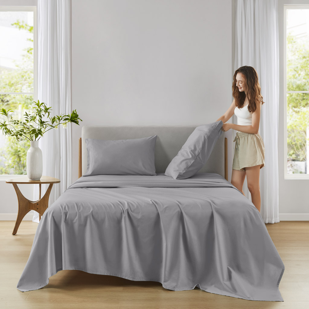 Cotton 144TC 100% Cotton Solid Sheet Set