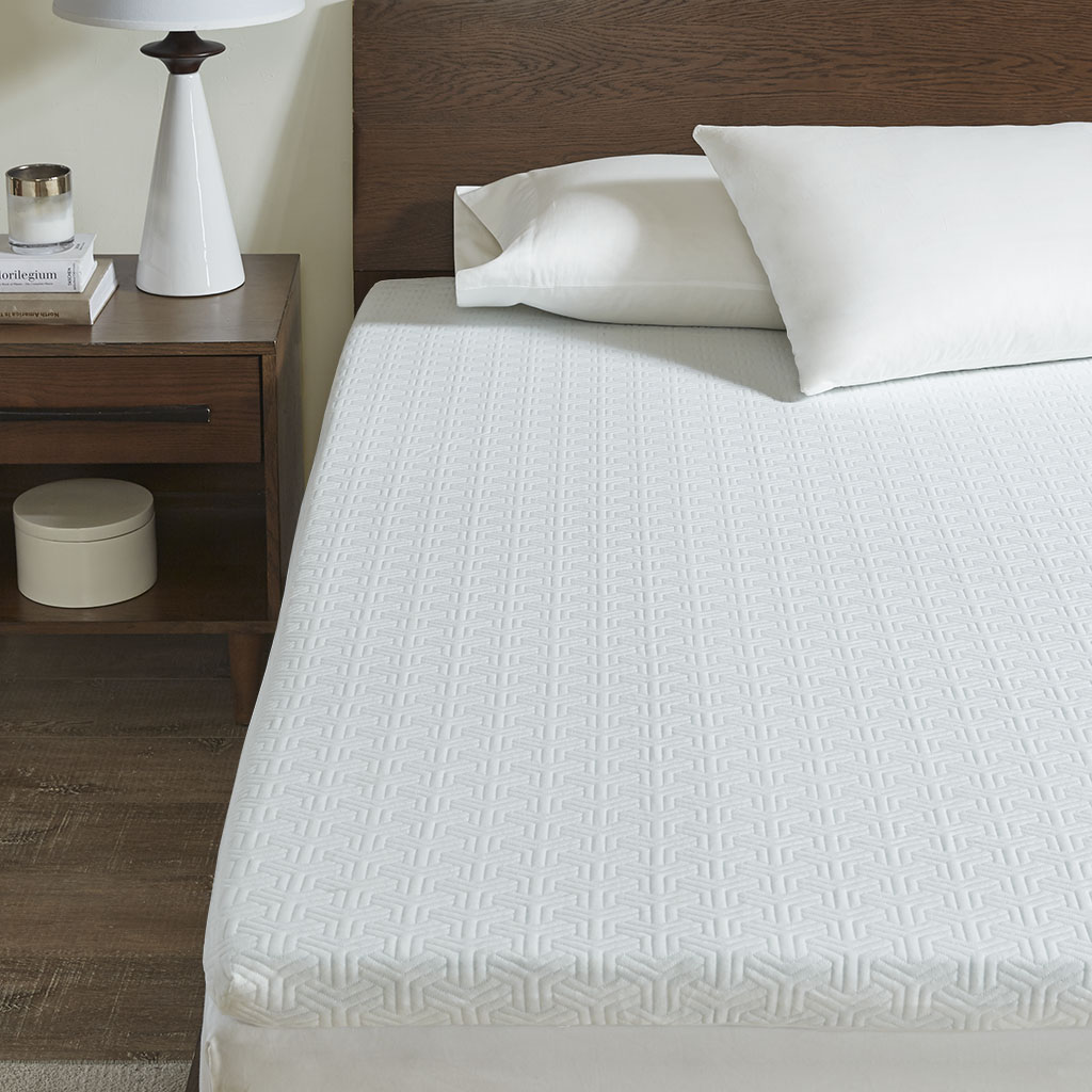 2″ Gel Memory Foam with 3M Cover Mattress Topper
