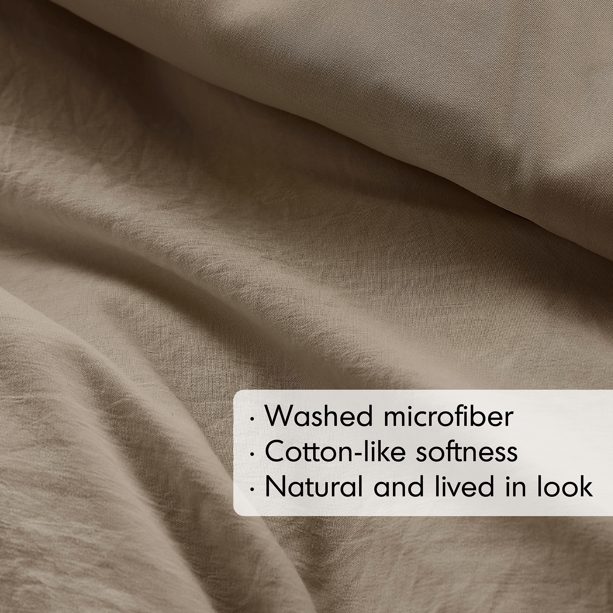 Walker Soft Washed Pleated Duvet Cover Set