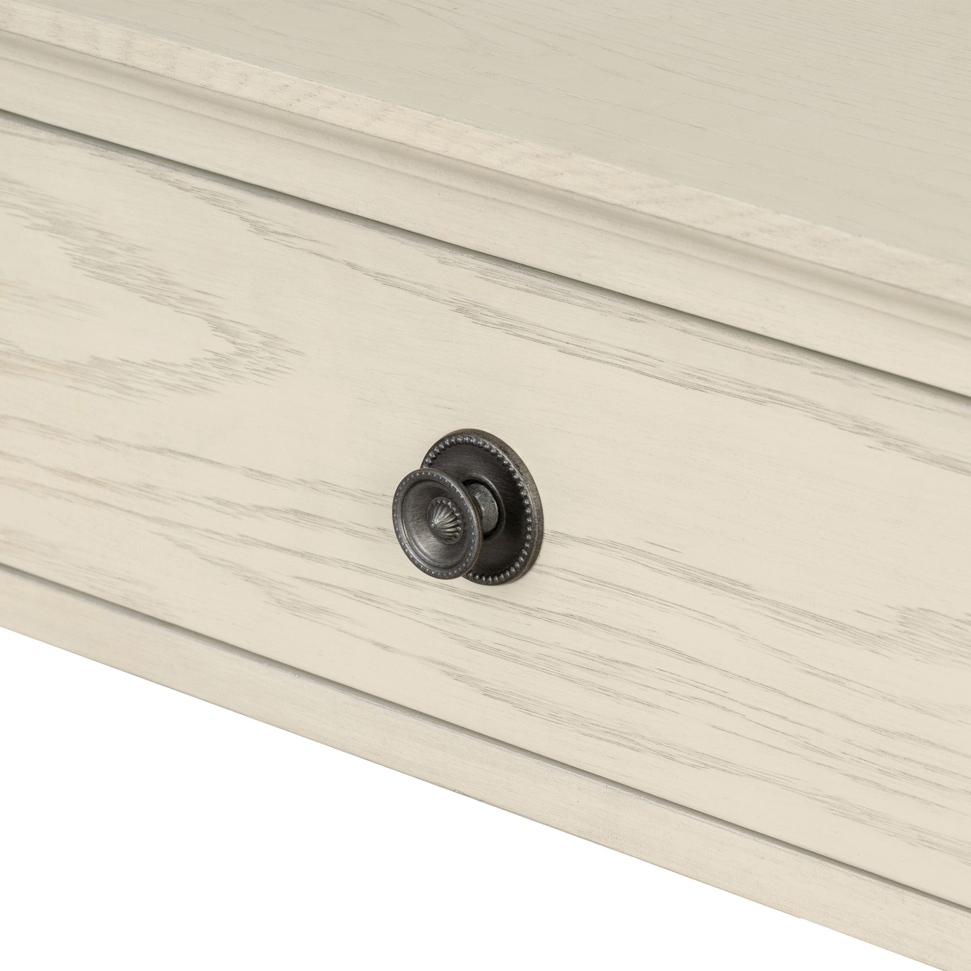 Victoria one-drawer wood bedside table with shelf