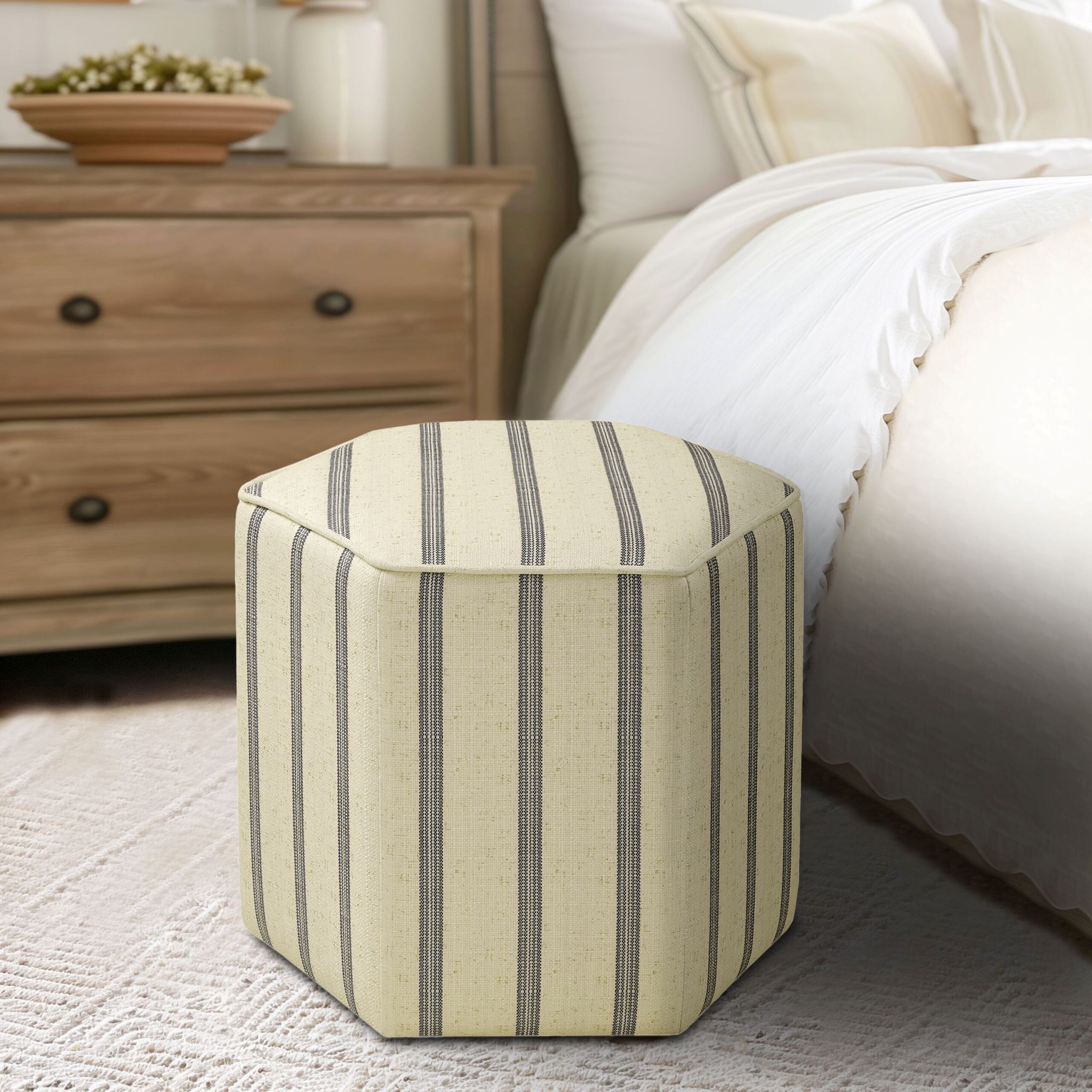 Ellen Accent Ottoman