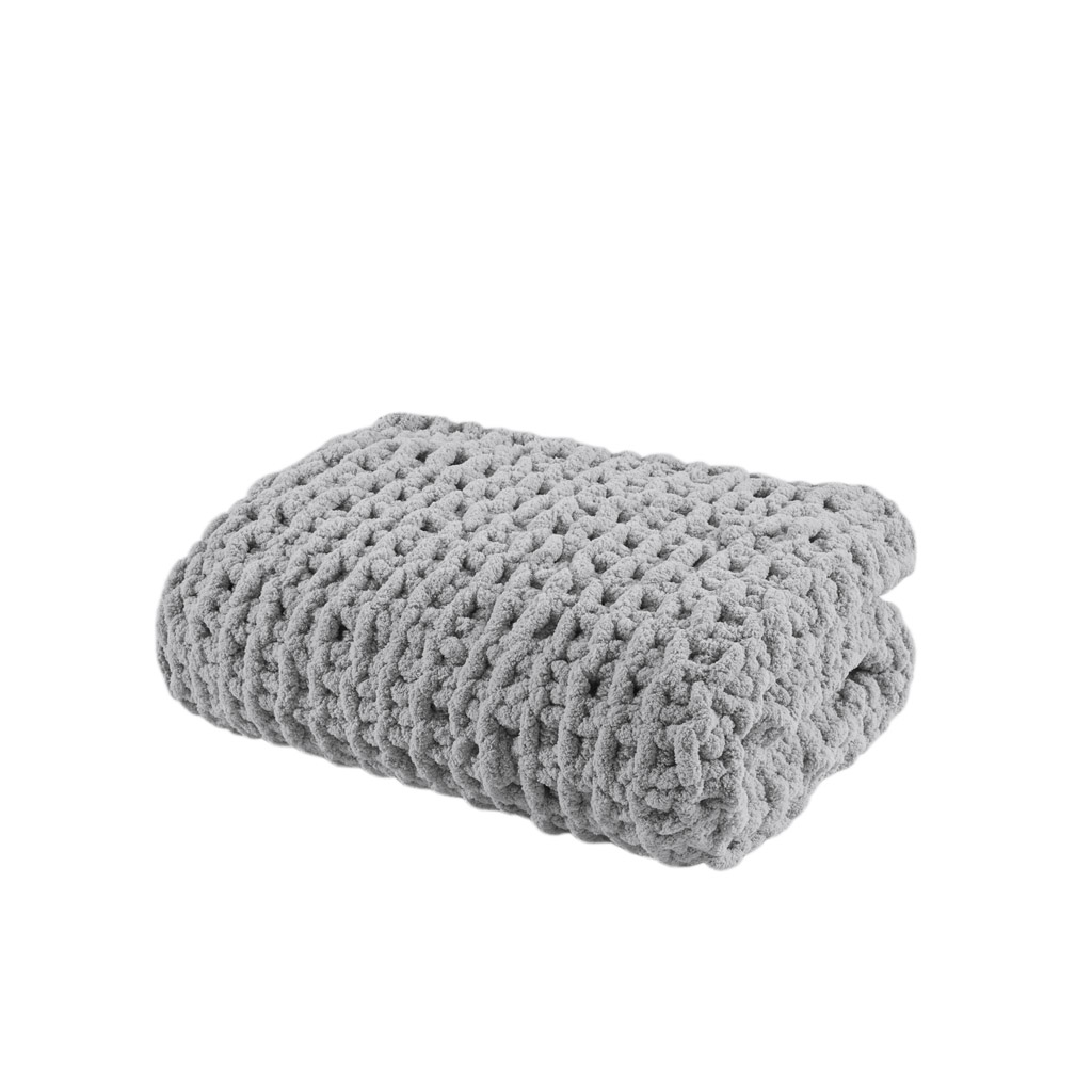 Chenille Chunky Knit Throw