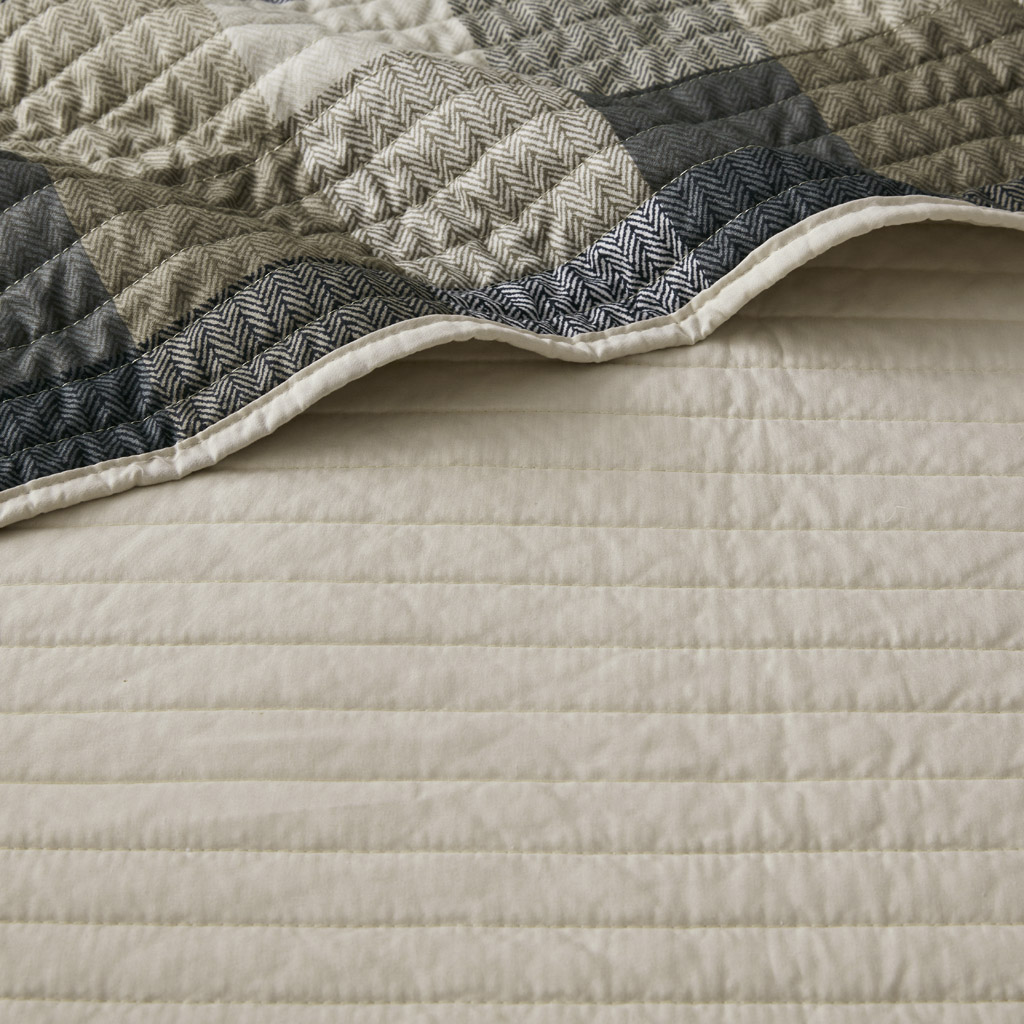 Ridge 6 Piece Reversible Plaid Daybed Cover Set