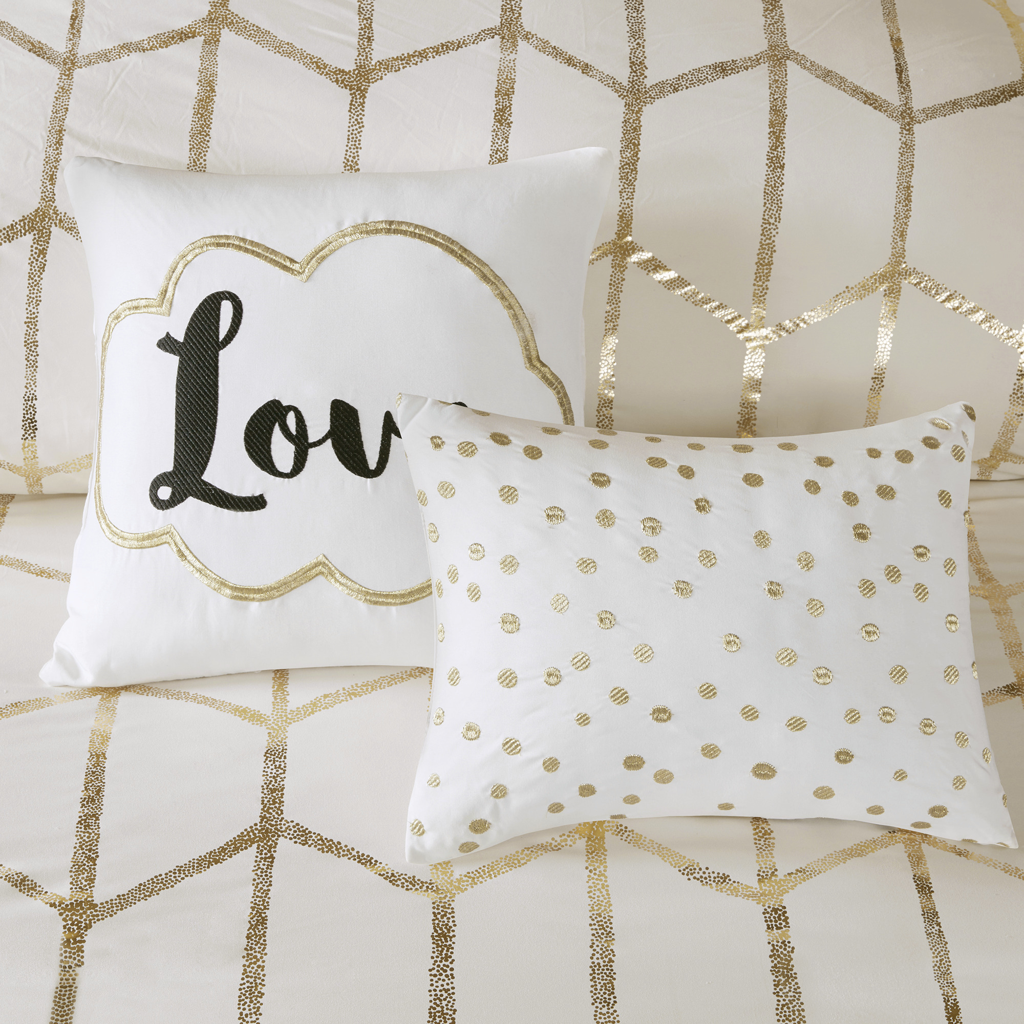 Raina 100% Polyester Brushed Microfiber Printed Comforter Set