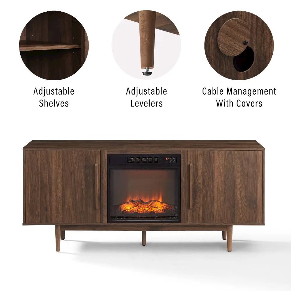 Liam Fireplace Tv Stand For 65″ Tv