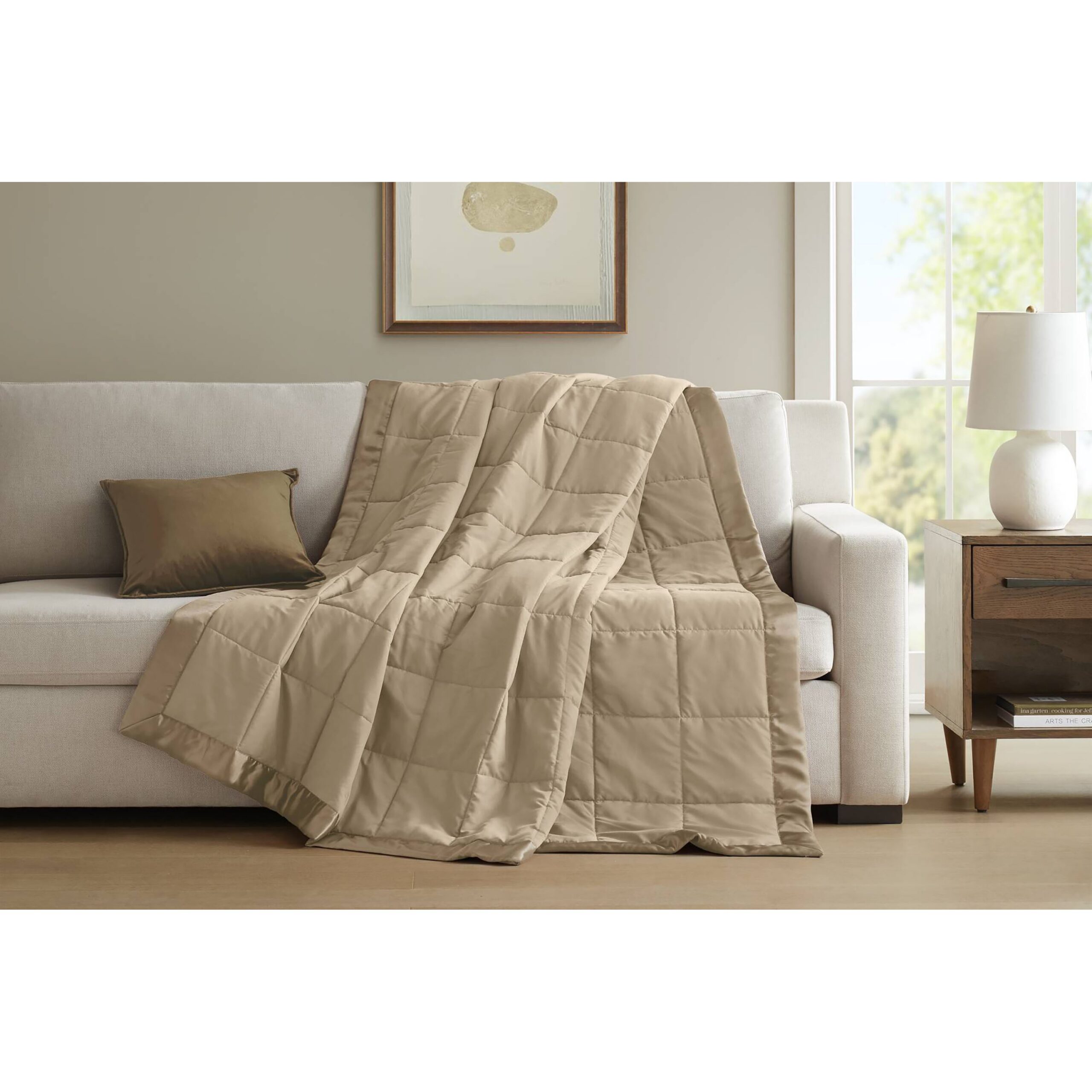 Windom Lightweight Down Alternative Blanket with Satin Trim