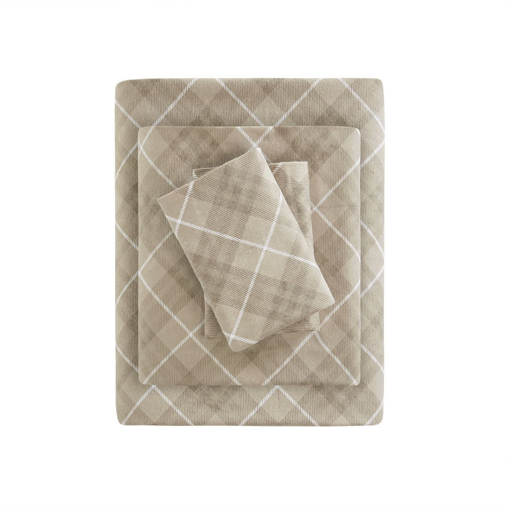 Cozy Cotton Flannel Printed Sheet Set
