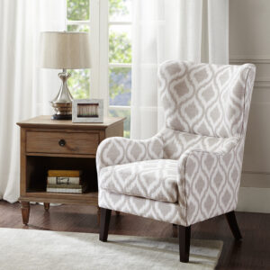 Arianna Swoop Wing Chair from Madison Park in Grey/White. Arianna Swoop Wing Chair from Madison Park in Grey/White. Arianna Swoop Wing Chair from Madison Park in Grey/White. Arianna Swoop Wing Chair from Madison Park in Grey/White. Arianna Swoop Wing Chair from Madison Park in Grey/White.