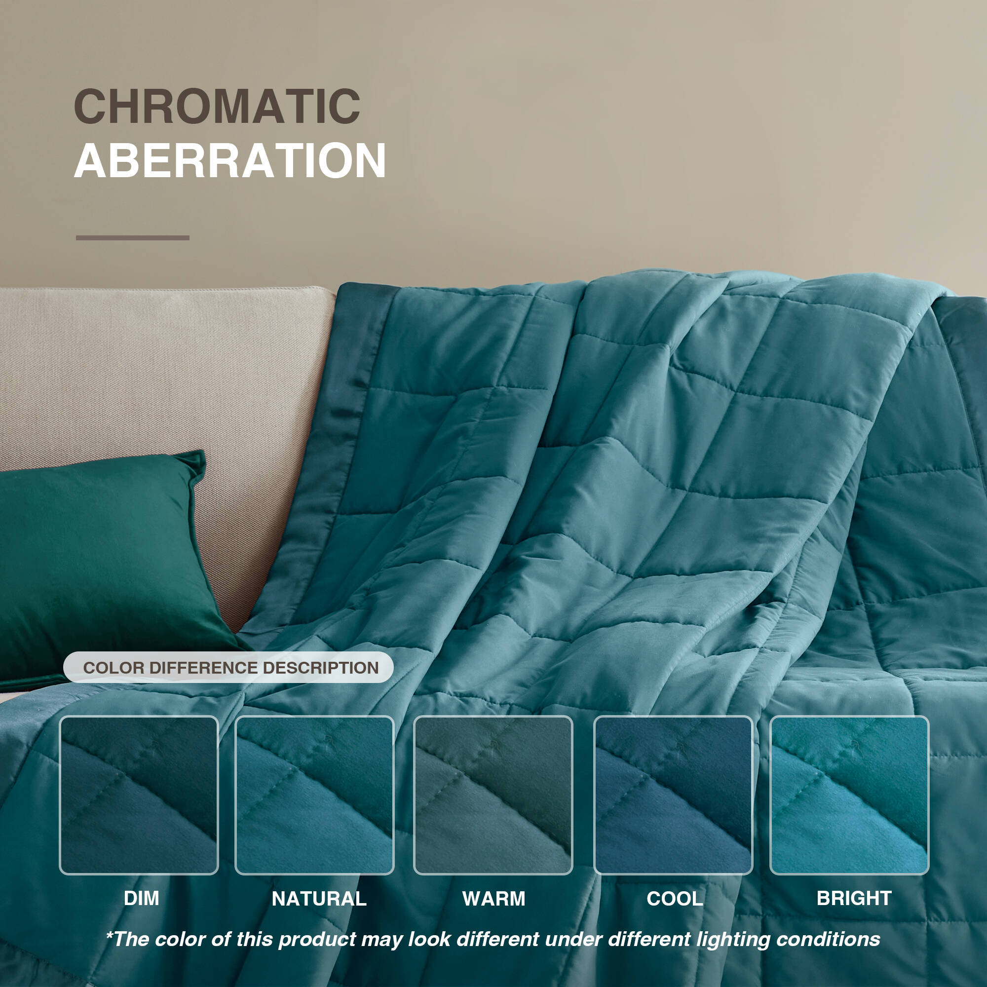 Windom Lightweight Down Alternative Blanket with Satin Trim