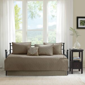 Quebec 6 Piece Reversible Daybed Cover Set from Madison Park in  Khaki. Quebec 6 Piece Reversible Daybed Cover Set from Madison Park in  Khaki. Quebec 6 Piece Reversible Daybed Cover Set from Madison Park in  Khaki. Quebec 6 Piece Reversible Daybed Cover Set from Madison Park in  Khaki. Quebec 6 Piece Reversible Daybed Cover Set from Madison Park in  Khaki.