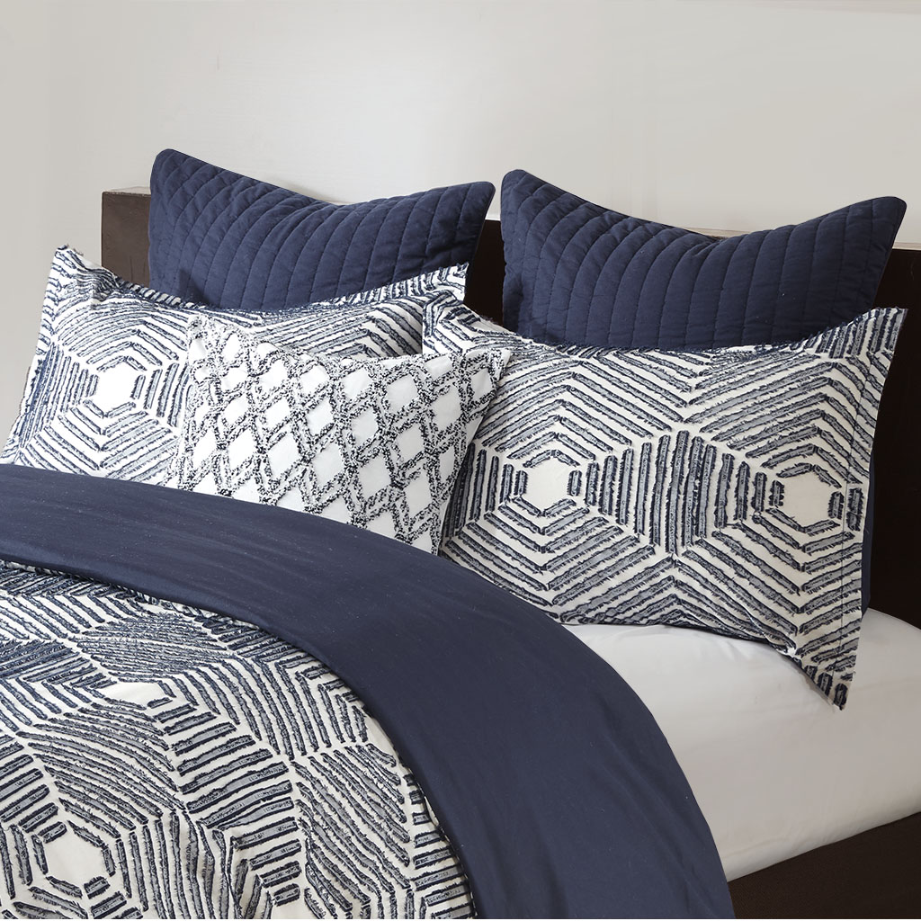 Ellipse Cotton Jacquard Comforter Set