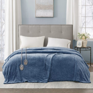Plush Heated Blanket from Beautyrest in  Sapphire Blue. Plush Heated Blanket from Beautyrest in  Sapphire Blue. Plush Heated Blanket from Beautyrest in  Sapphire Blue. Plush Heated Blanket from Beautyrest in  Sapphire Blue. Plush Heated Blanket from Beautyrest in  Sapphire Blue.
