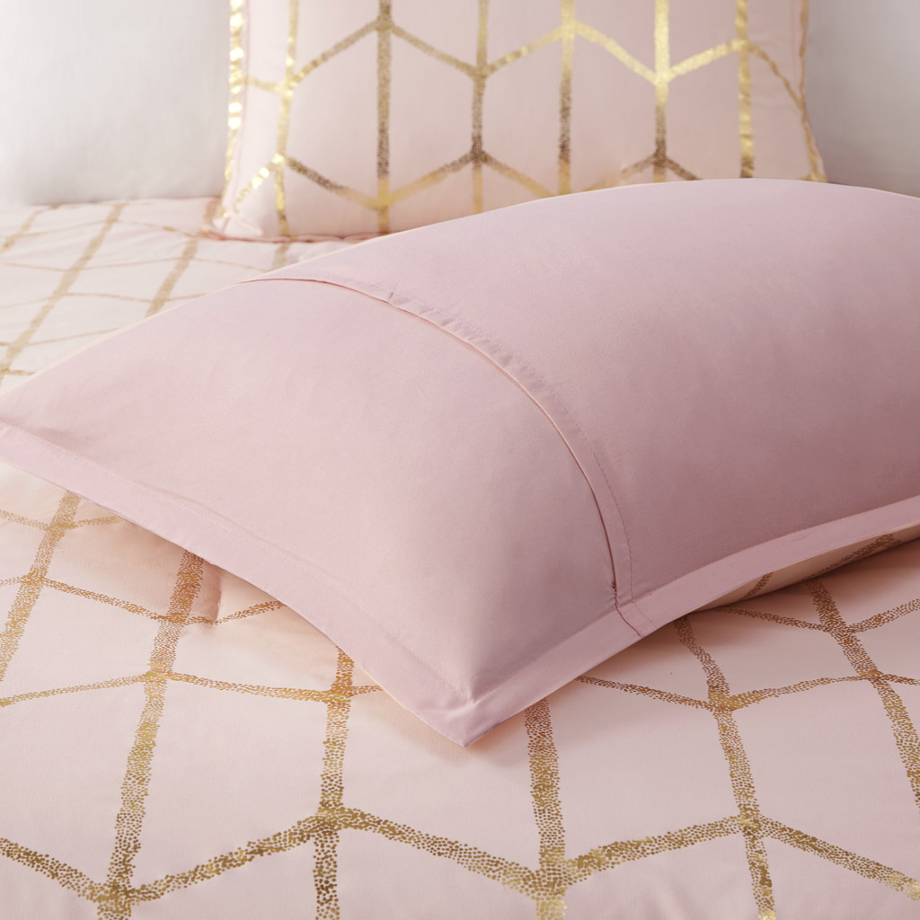 Raina Metallic Printed Comforter Set