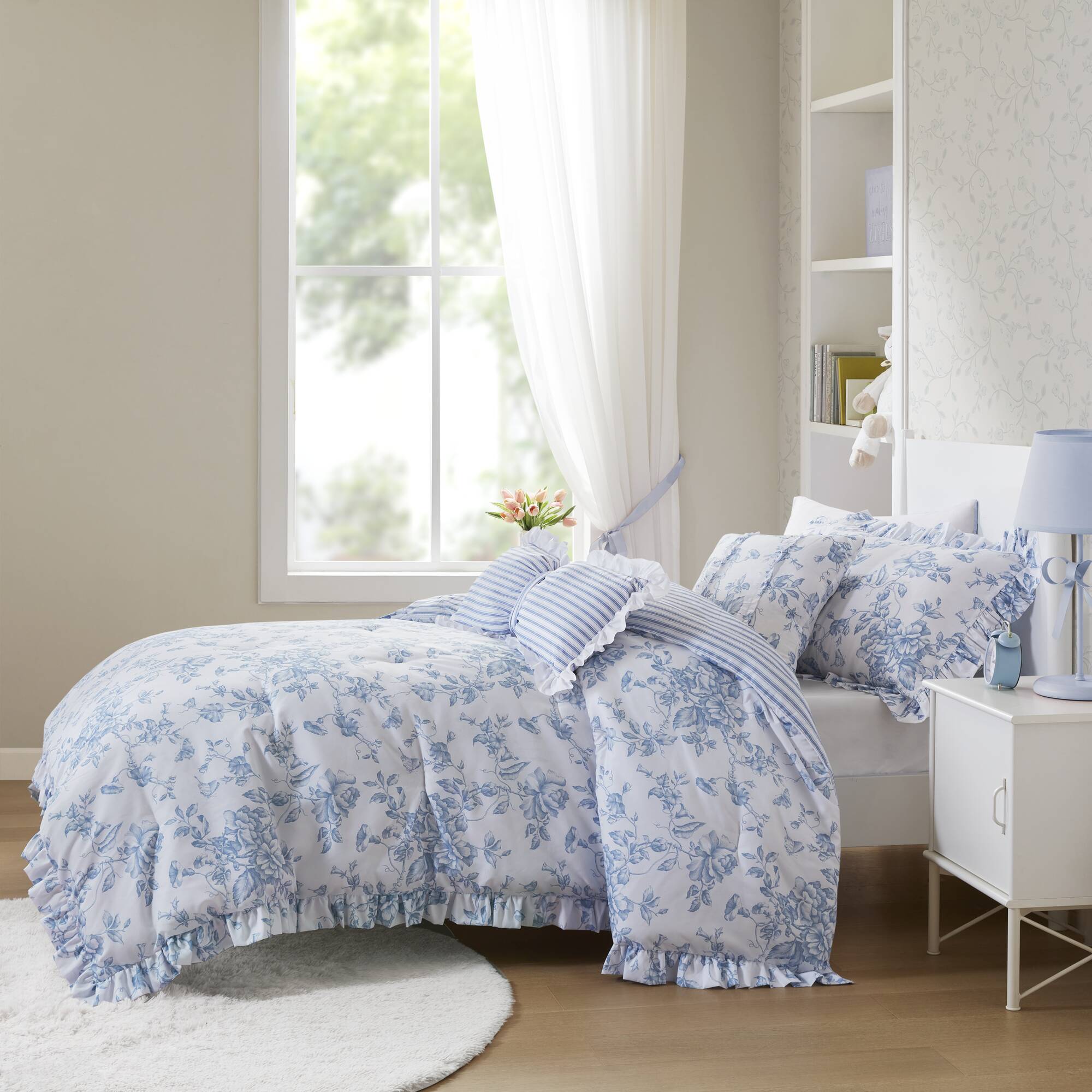 Adele Comforter Set with Decorative Pillows