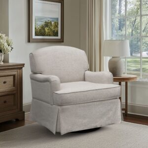 Melody Swivel Glider Skirted ArmChair from Martha Stewart in  Cream. Melody Swivel Glider Skirted ArmChair from Martha Stewart in  Cream. Melody Swivel Glider Skirted ArmChair from Martha Stewart in  Cream. Melody Swivel Glider Skirted ArmChair from Martha Stewart in  Cream. Melody Swivel Glider Skirted ArmChair from Martha Stewart in  Cream.