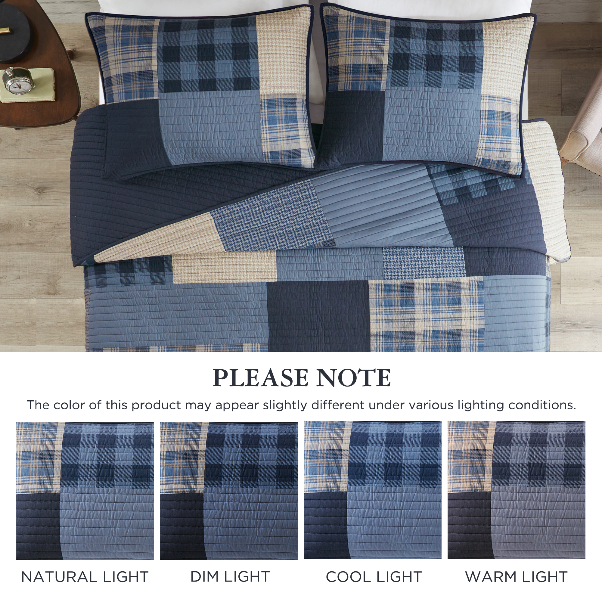 Winter Hills Oversized Cotton Quilt Set