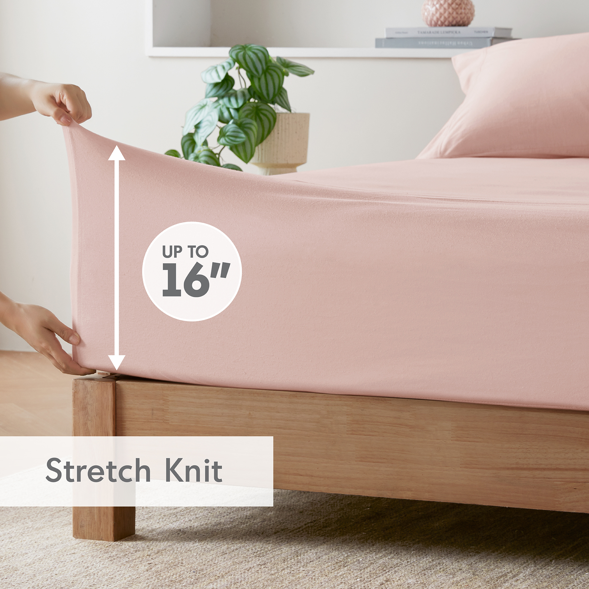 Cotton Blend Jersey Knit All Season Sheet Set