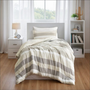 Blais Stripe Textured Print Comforter Set from Regency Heights in  Neutral. Blais Stripe Textured Print Comforter Set from Regency Heights in  Neutral. Blais Stripe Textured Print Comforter Set from Regency Heights in  Neutral. Blais Stripe Textured Print Comforter Set from Regency Heights in  Neutral. Blais Stripe Textured Print Comforter Set from Regency Heights in  Neutral.