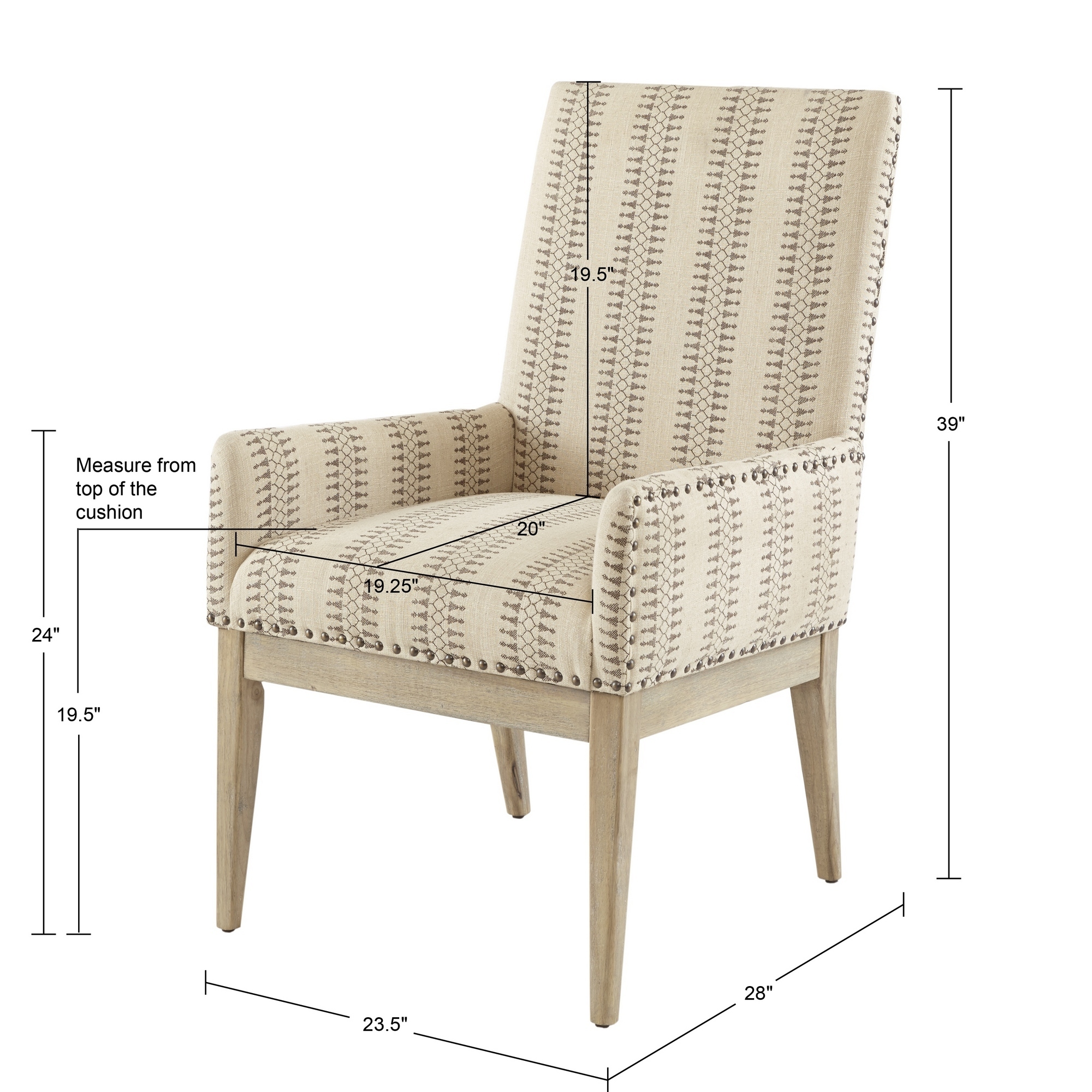 Rika High Back Dining Armchair (Set of 2)